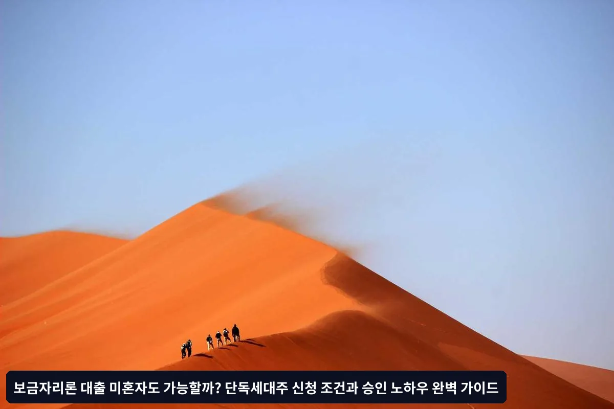 단독세대주 인정 기준