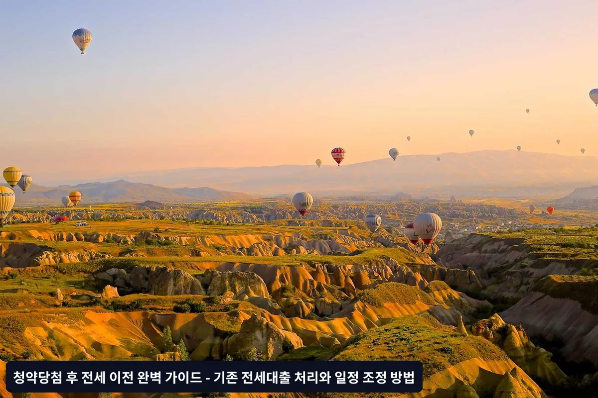 청약당첨자만 알아야 할 특별 주의사항