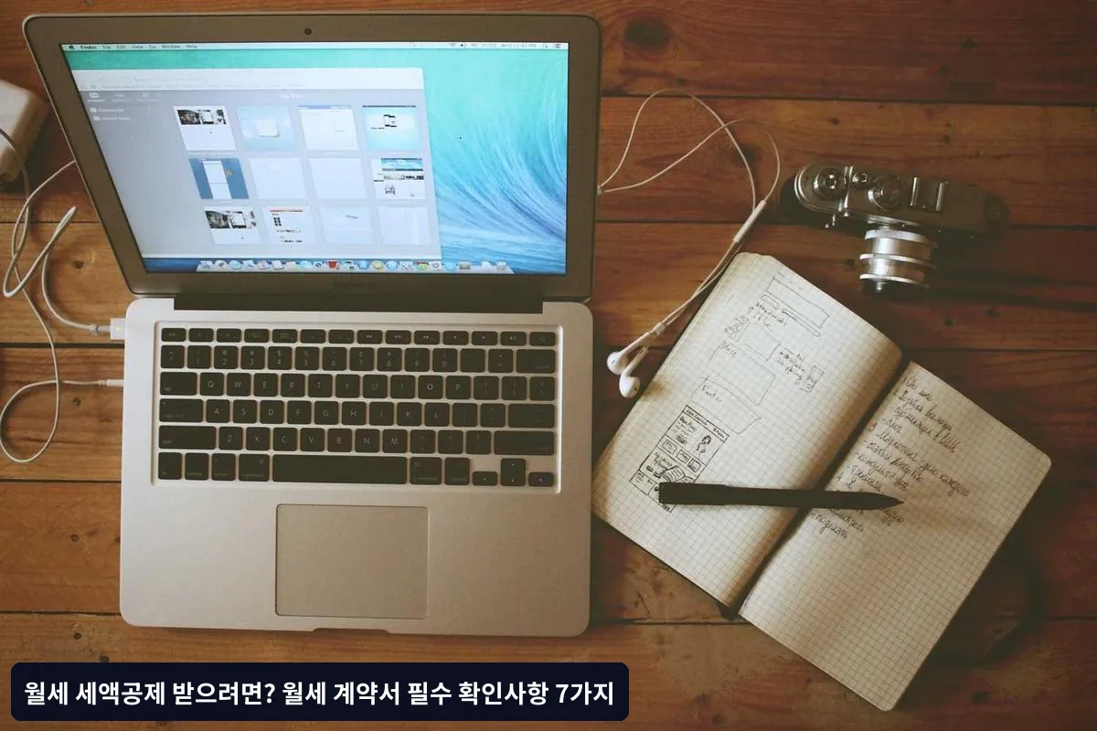 월세 세액공제 체크리스트